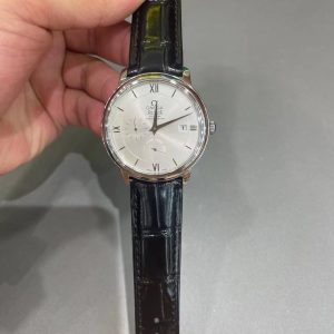 Premium Omega De Ville Men's Automatic with Power Reserve Super Clone 1101131267 - front view | De Ville