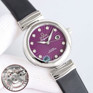 Omega De Ville Ladymatic Super Clone Watch with 1:1 Quality & Cash on Delivery 1035661944 - side view | De Ville Ladymatic